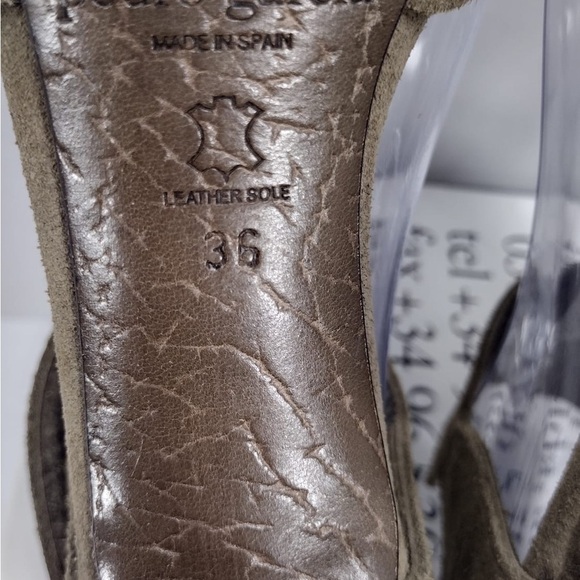 Pedro Garcia Women's Tan Suede Heels size 6 pre owned Exellent condition - Picture 8 of 13